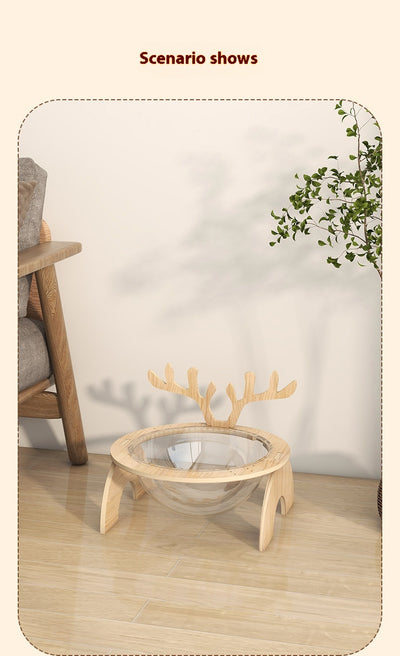 Cama Cápsula Espacial para Gatos en Madera Maciza - Nido Versátil Cuatro Estaciones - Image 12