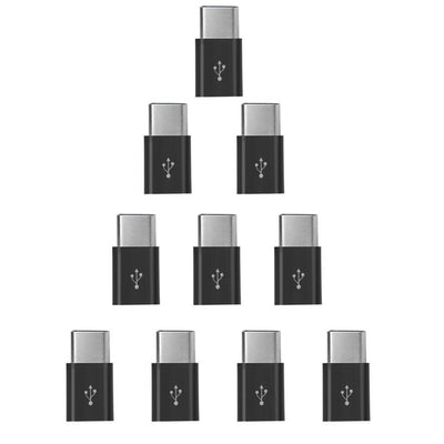 Pack 10 Adaptadores USB-C a Micro USB para Carga y Datos