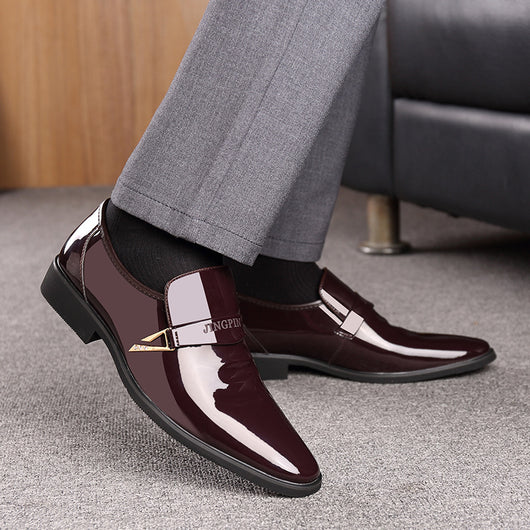 Zapatos de Cuero Ejecutivo Transpirables en Algodón Premium para Hombre