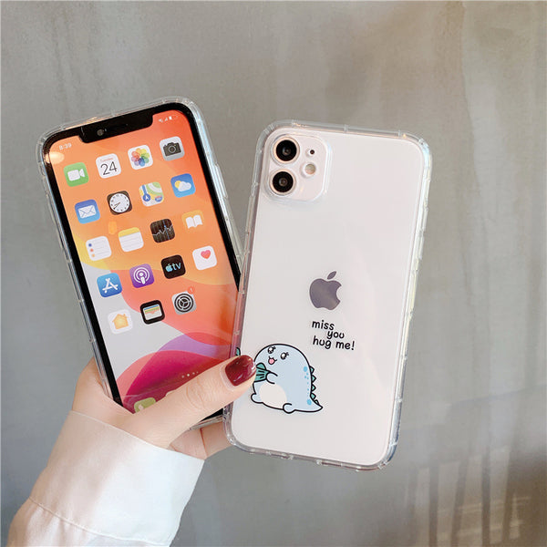 Funda Transparente Antigolpes con Airbag para Parejas - Protección Elegante