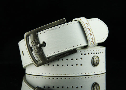 Cinturón Denim Casual para Hombre con Remaches Decorativos - Image 6
