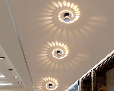 Lámpara LED Espiral Moderna para Pared - Luz Colorida para Bares y Espacios Interiores - Image 2