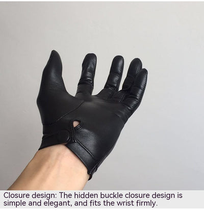 Guantes de Piel de Oveja Forrados en Polar para Hombre - Cálidos y Resistentes - Image 15