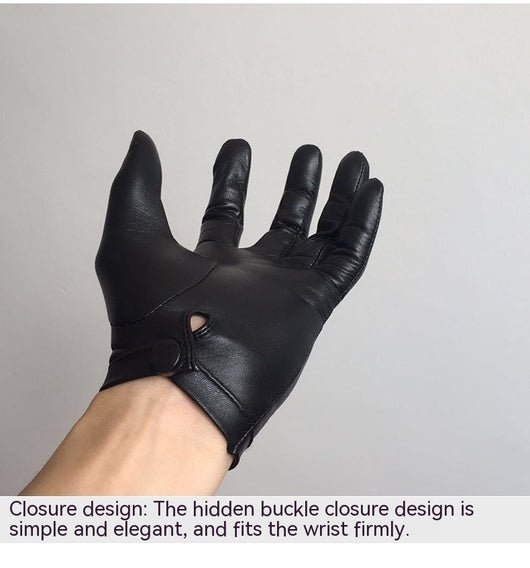 Guantes de Piel de Oveja Forrados en Polar para Hombre - Cálidos y Resistentes - Image 15