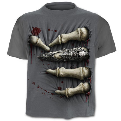 Camiseta Manga Corta Talla Grande con Estampado Digital 3D - Image 9