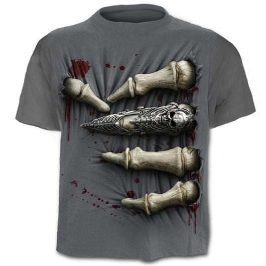 Camiseta Manga Corta Talla Grande con Estampado Digital 3D - Image 9