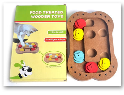 Juguete Puzzle Interactivo de Madera para Perros - Alimentador Multifuncional - Image 5