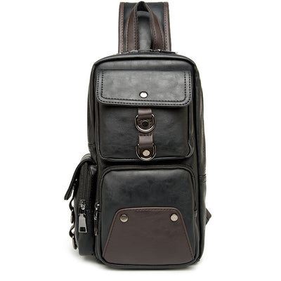 Bolsa Pecho Hombre Coreana - Bandolera Casual Crossbody Compacta - Image 4