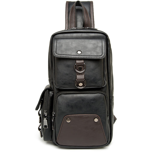 Bolsa Pecho Hombre Coreana - Bandolera Casual Crossbody Compacta - Image 4