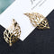 DIY crystal drop glue ashtray metal flower border antique ornament filler mobile phone shell patch Cutout leaf