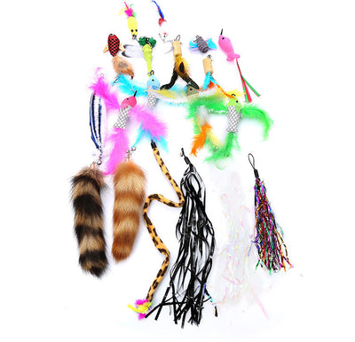 Cabeza de Juguete Pluma para Gatos - Repuesto DIY - Image 7