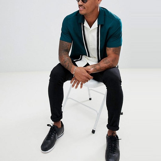Camisa de Rayas Personalizada para Hombre - Estilo Ejecutivo - Image 2