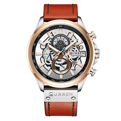 Reloj Multifuncional con Calendario y Correa Resistente al Agua para Hombre - Image 7