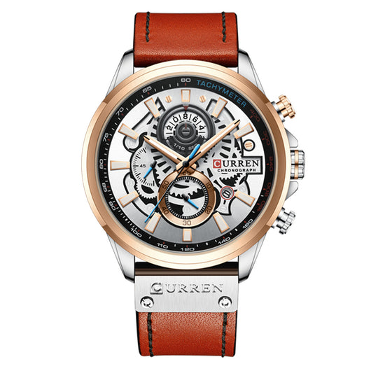 Reloj Multifuncional con Calendario y Correa Resistente al Agua para Hombre - Image 7