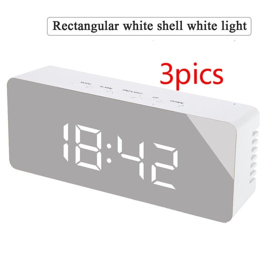 Espejo LED Multifuncional con Reloj Digital - Image 9