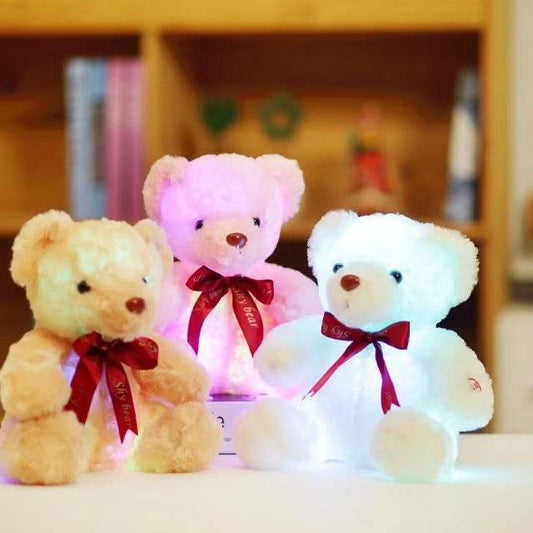 Osito de Peluche Luminoso - Peluche Interactivo con Luz LED