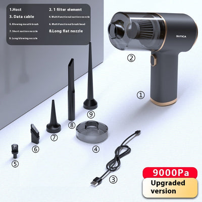 Limpiador de Auto Inalámbrico 4 en 1 con Soplador y Aspiradora Recargable - Image 9