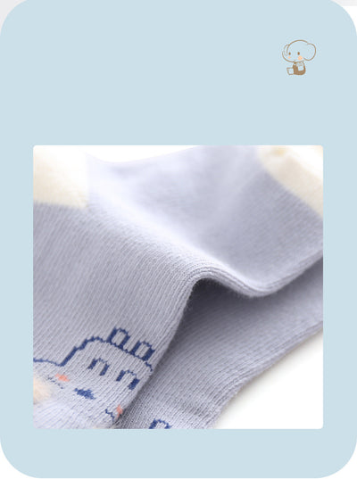 Calcetines de Algodón para Bebé con Diseños de Animales Tiernos - Image 13