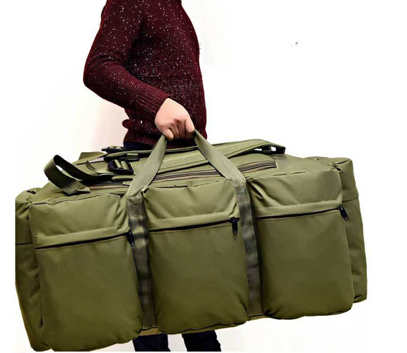 Mochila de Montaña 90L Camuflaje para Expediciones