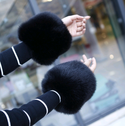 Guantes con Puños de Piel Sintética - Mangas Térmicas Impermeables - Image 2