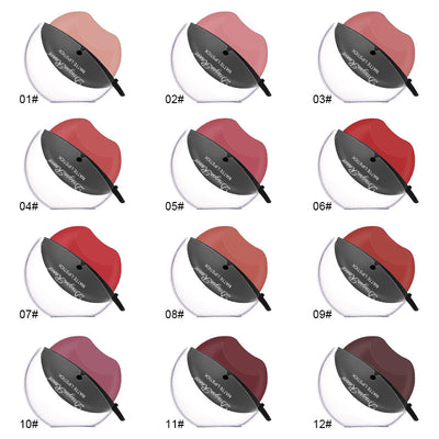 Set de 12 Labiales Mate Lazy Lip - Colores Versátiles con Presentación en Caja - Image 6