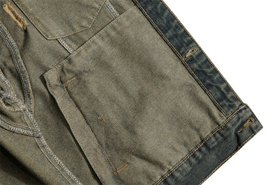 Chaqueta Denim con Cuello Alto y Detalles Rotos - Image 8