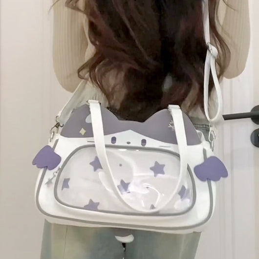 Bolsa Tote Crossbody con Diseño de Búho Cartoon para Niña - Image 2