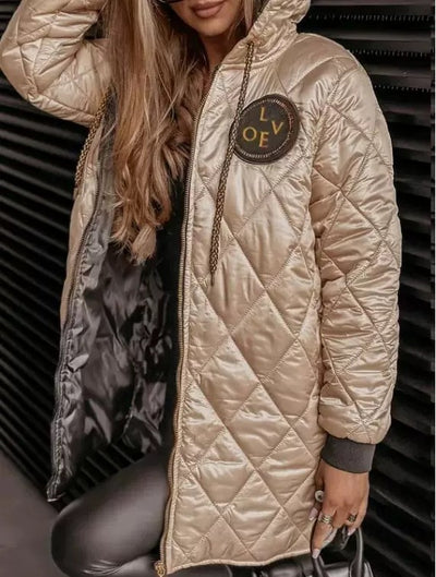 Chaqueta de Algodón Oversize con Cierre de Cremallera - Image 14
