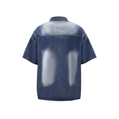 Conjunto Denim Lavado: Camisa y Capris de Diseño Premium - Image 15