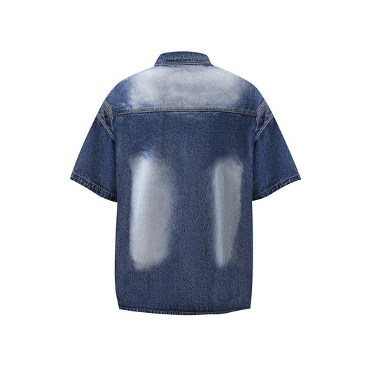 Conjunto Denim Lavado: Camisa y Capris de Diseño Premium - Image 15