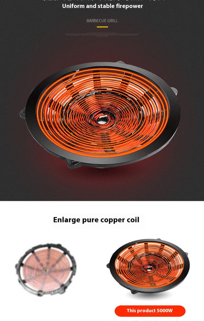 Cocina de Inducción 3500W Alta Potencia Multifuncional Ahorro Energético - Image 6