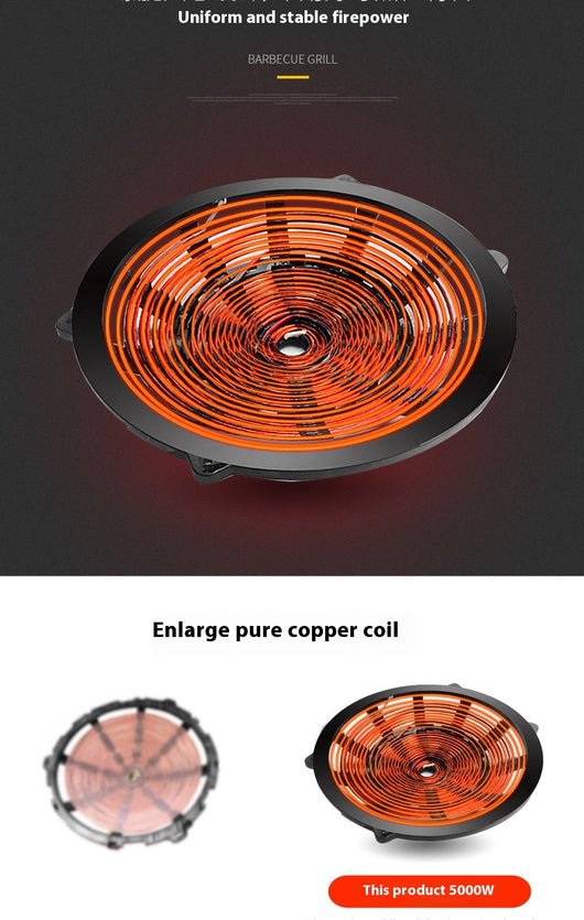 Cocina de Inducción 3500W Alta Potencia Multifuncional Ahorro Energético - Image 6