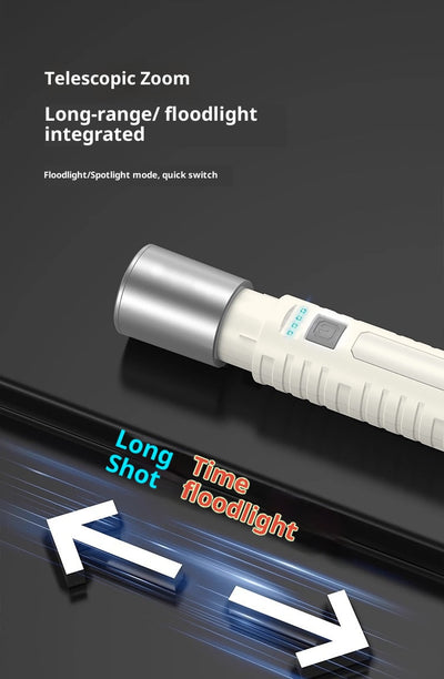 Linterna LED de Alta Potencia con Zoom Telescópico Portátil - Image 9