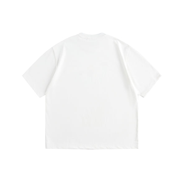 Camiseta Retro Americana Unisex de Manga Corta Holgada