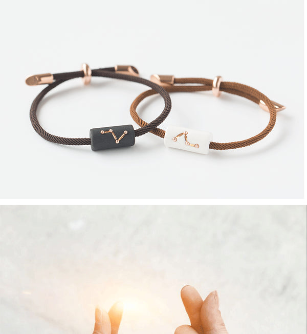 Pulsera de Cerámica con los Doce Signos del Zodiaco
