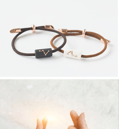Pulsera de Cerámica con los Doce Signos del Zodiaco