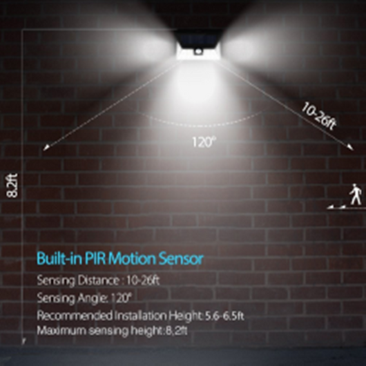 Lámpara de Pared con Sensor de Movimiento y Energía Solar - Image 3