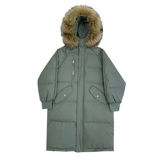 Chaqueta de Algodón para Mujer con Cuello de Piel Sintética Talla Grande - Image 2