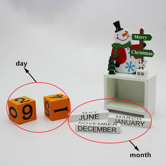 Adornos Navideños de Madera con Calendario - Image 4