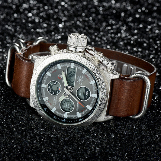 Reloj Deportivo Militar Hombre Lujo - Analógico Digital LED