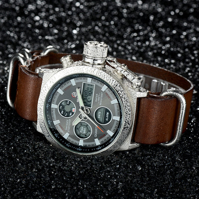 Reloj Deportivo Militar Hombre Lujo - Analógico Digital LED