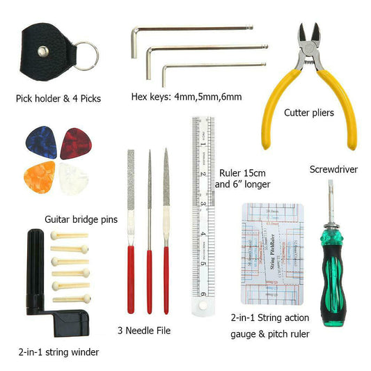 Kit Completo de Reparación y Mantenimiento para Guitarra - Image 2