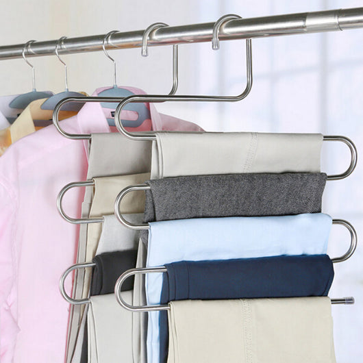 Perchero de Pantalones en S con Tecnología Antideslizante