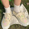 Zapatillas Canvas Custard Versátiles para Estudiantes - Diseño Adorable y Cómodo