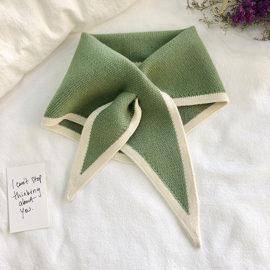 Chal Triangular Tejido para Otoño e Invierno - Bufanda Elegante para Mujer - Image 12