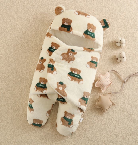 Colcha Acolchada de Algodón Puro para Recién Nacido - Image 3