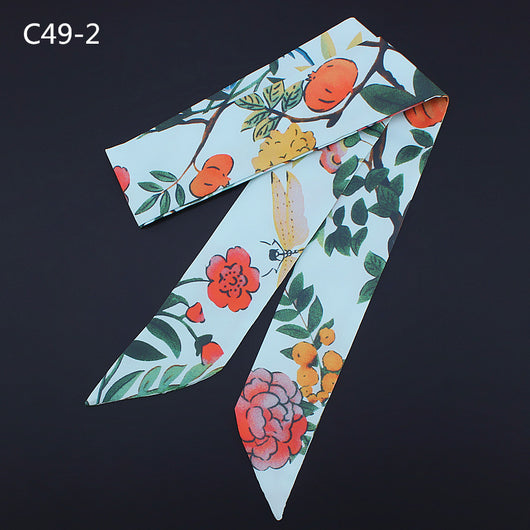 Pañuelo de Rayas Geométricas Elegante en Tela Twill - Image 15