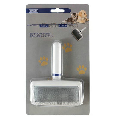 Peine de Aguja Plana con Cojín de Aire para Mascotas - Desanuador Mágico para Perros y Gatos - Image 6