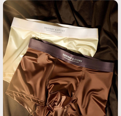Bóxers de Seda Helada para Hombre - Lujo Ligero con Satén Premium - Image 10