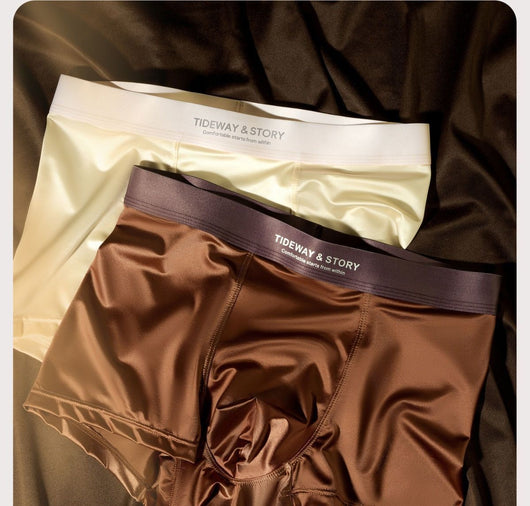 Bóxers de Seda Helada para Hombre - Lujo Ligero con Satén Premium - Image 10